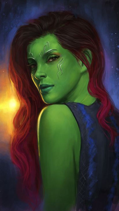 X Art Gamora X Resolution Hd K Wallpapers Images