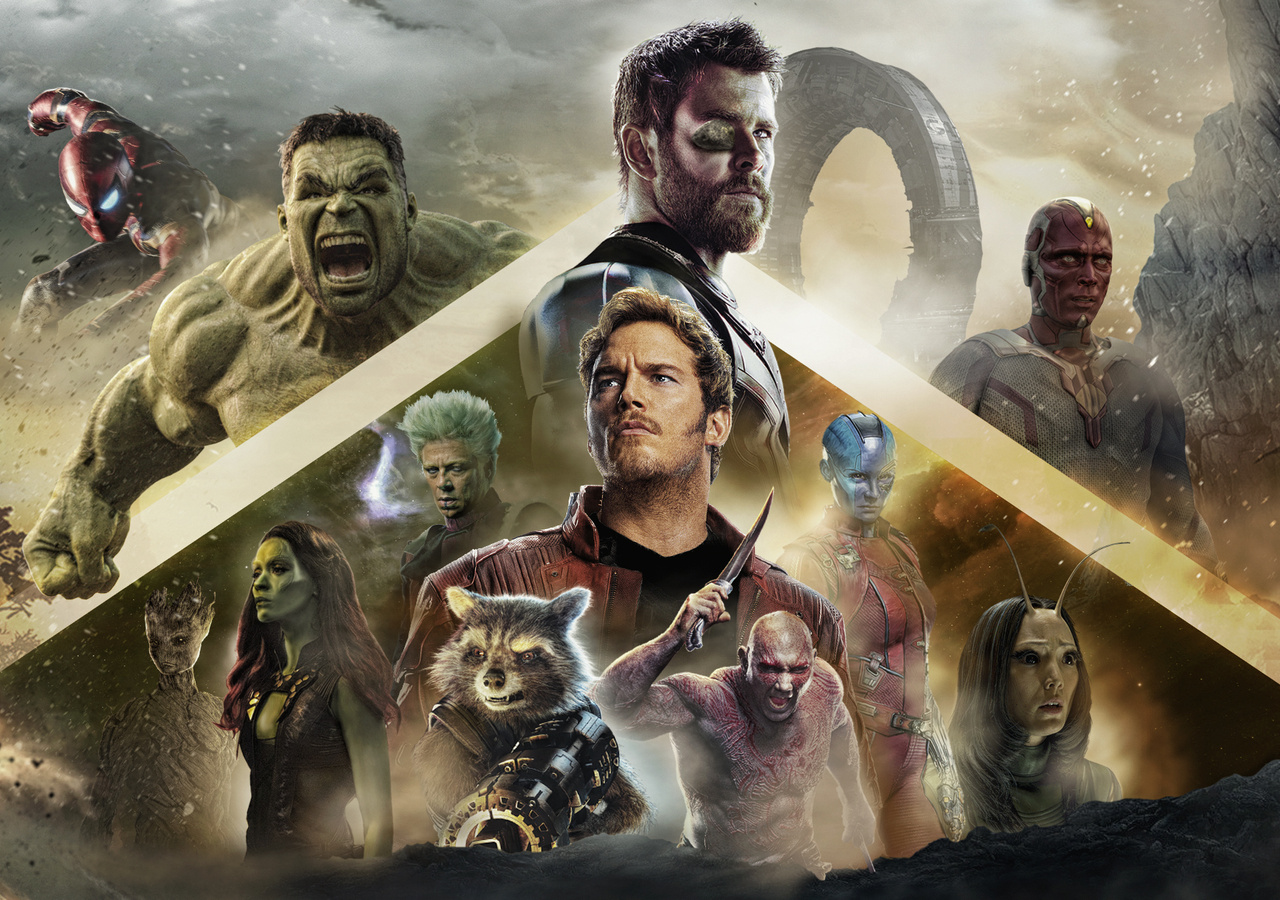 X Avengers Infinity War Poster Fan Made X Resolution Hd