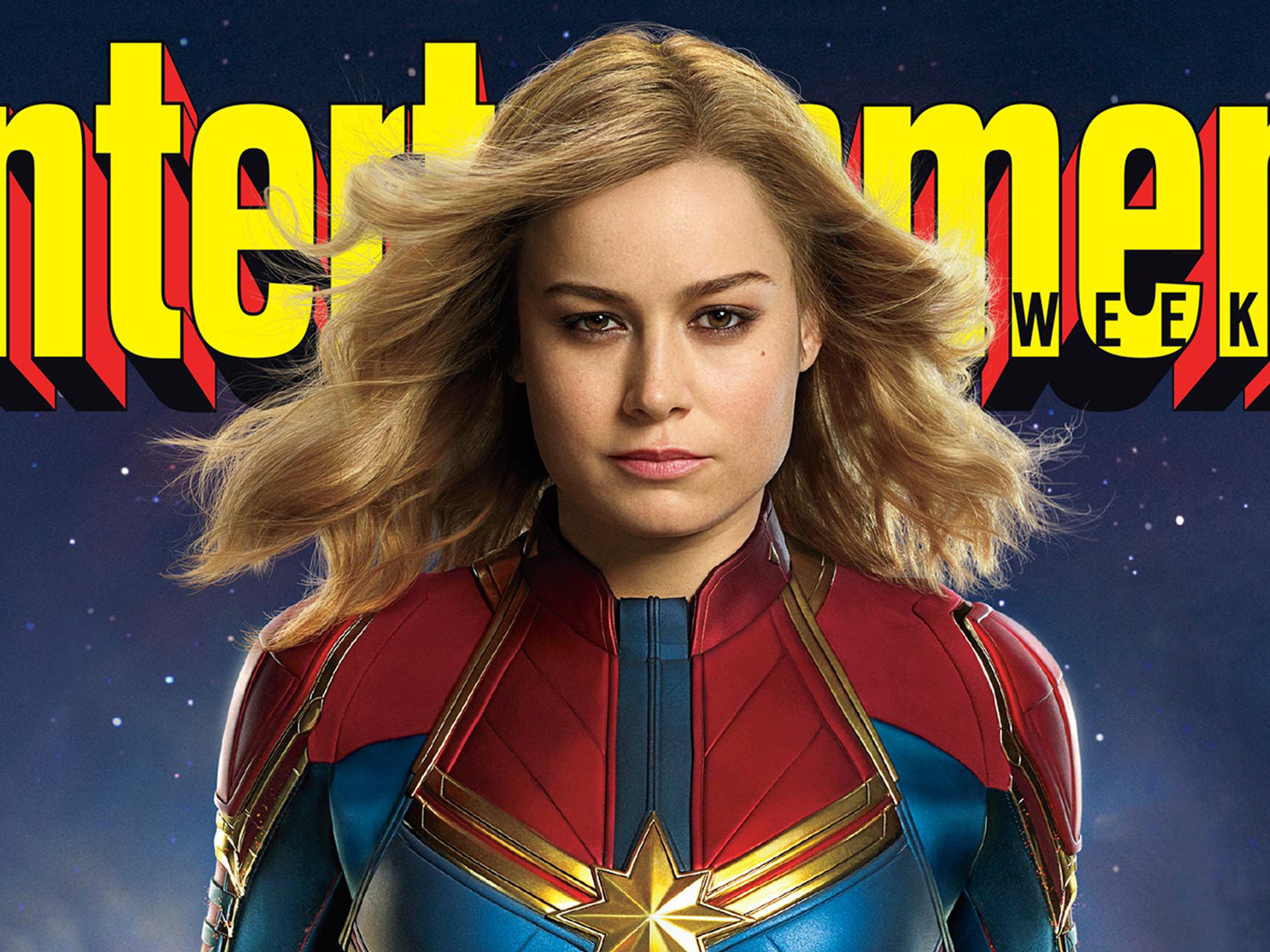 X Captain Marvel Movie Entertainment Weekly X