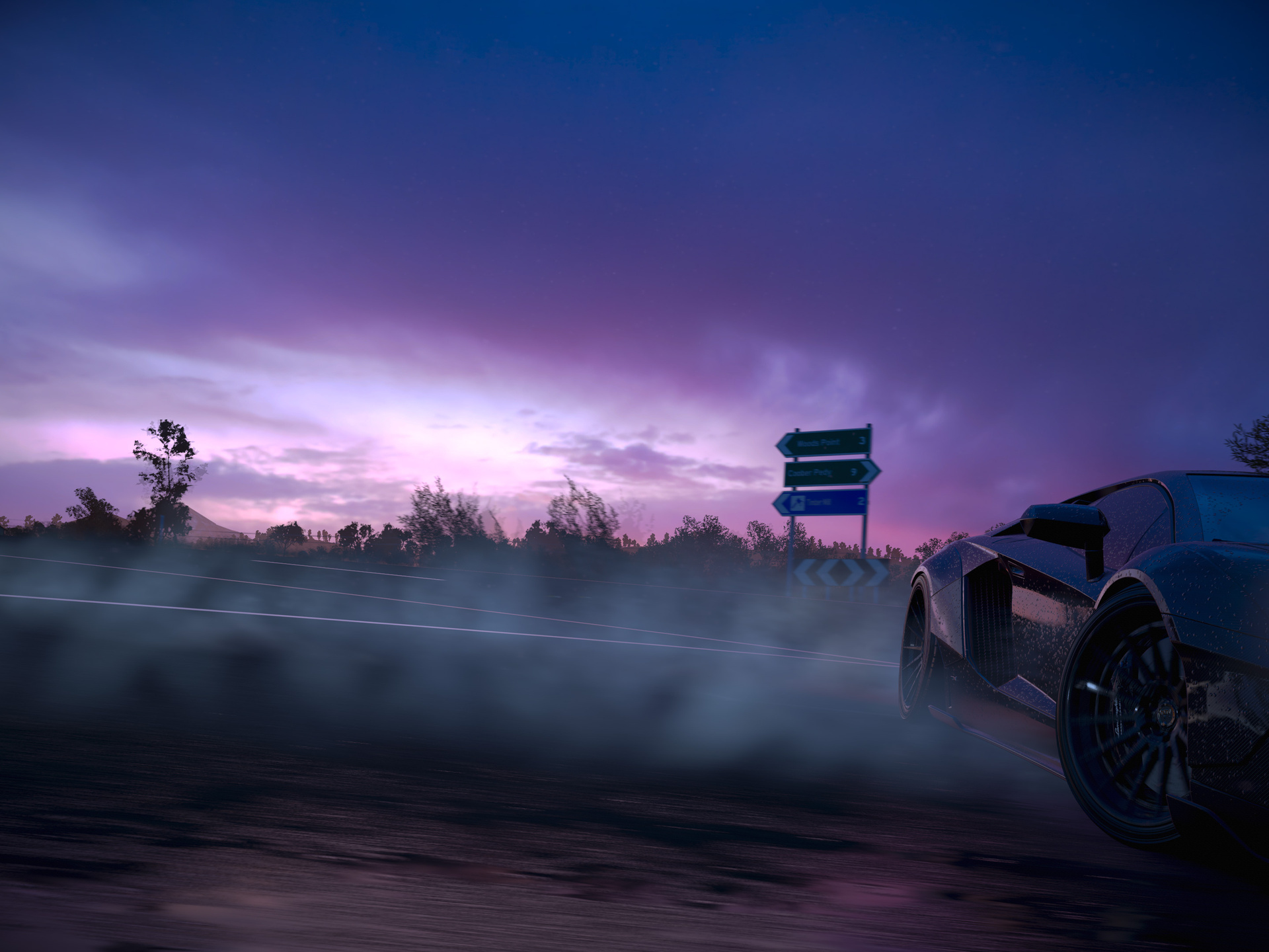 X Forza Horizon Lamborghini Aventador Drifting K X