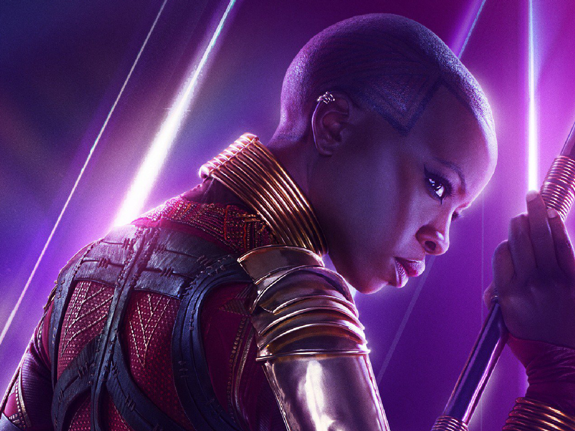 X Okoye In Avengers Infinity War New Poster X