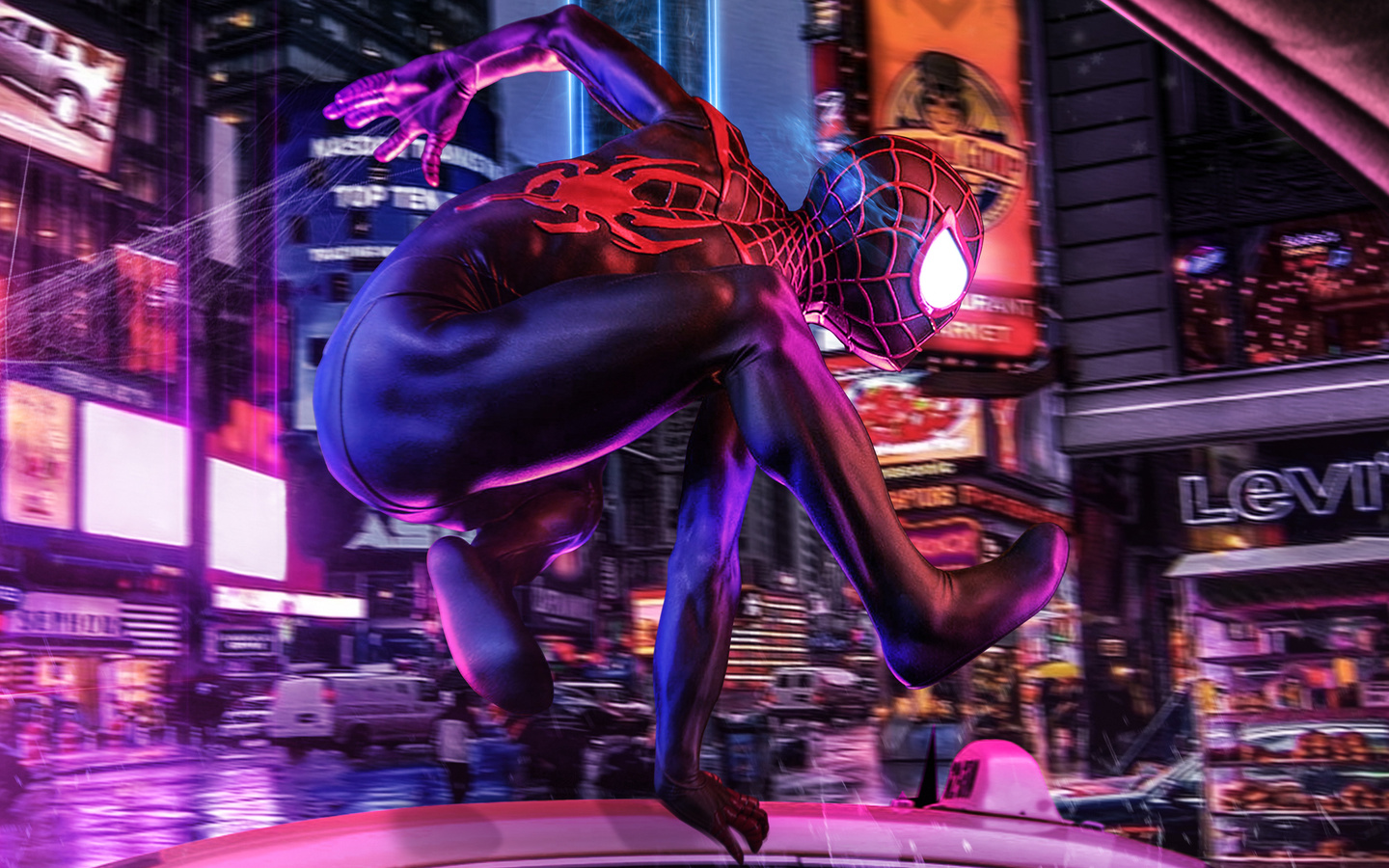 X Spiderman Into The Spider Verse Movie K Art Wallpaper