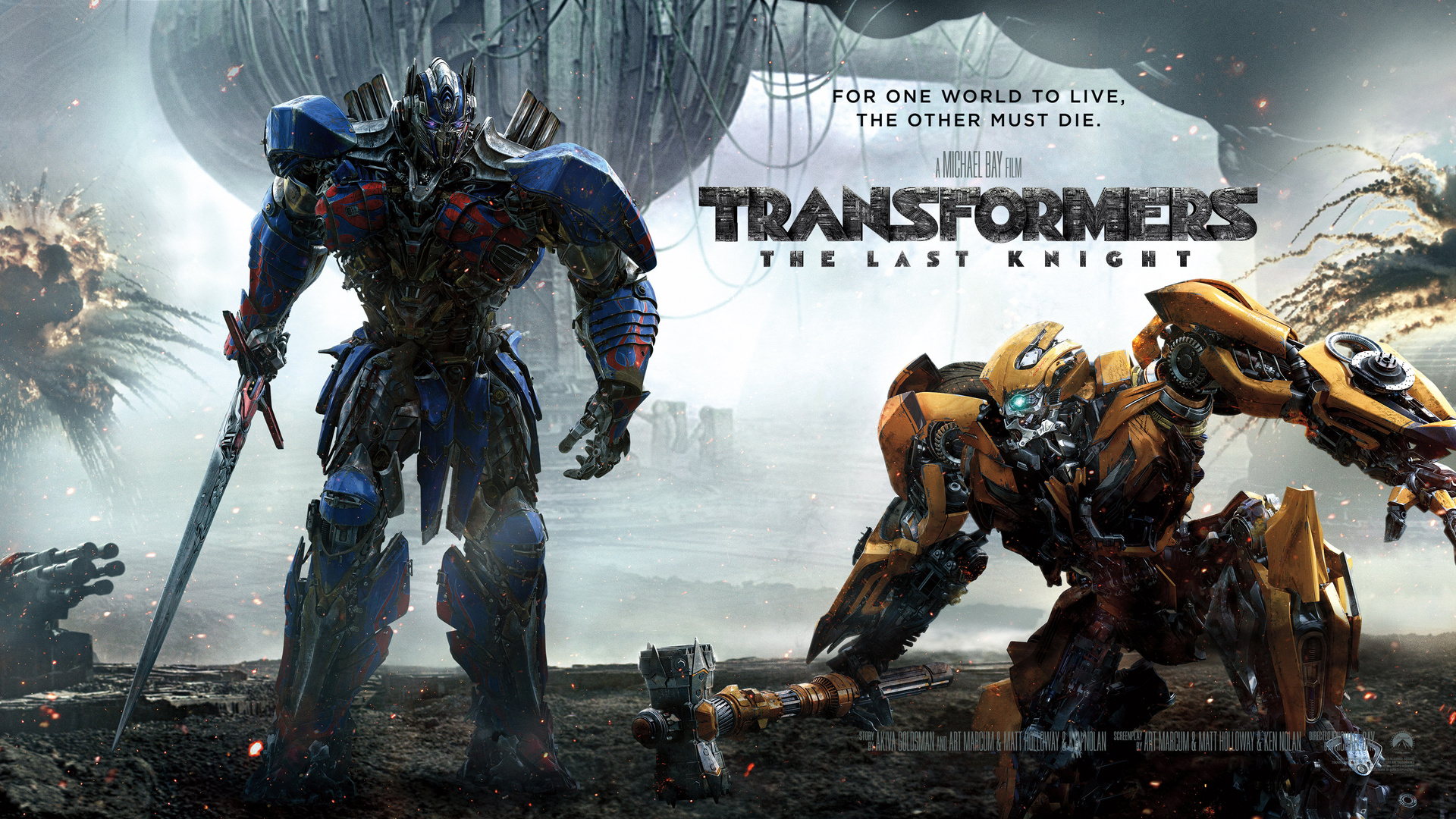 1920x1080 2017 Transformers The Last Knight Movie Laptop Full HD 1080P