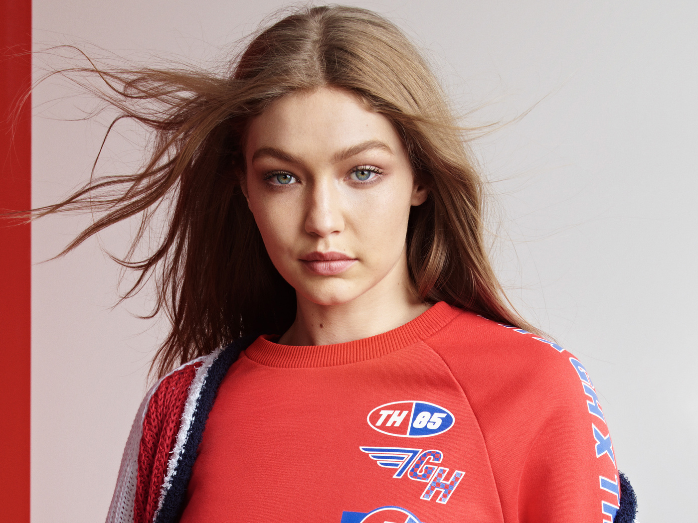 1400x1050 2018 Gigi Hadid Tommy Hilfiger Photoshoot Wallpaper,1400x1050