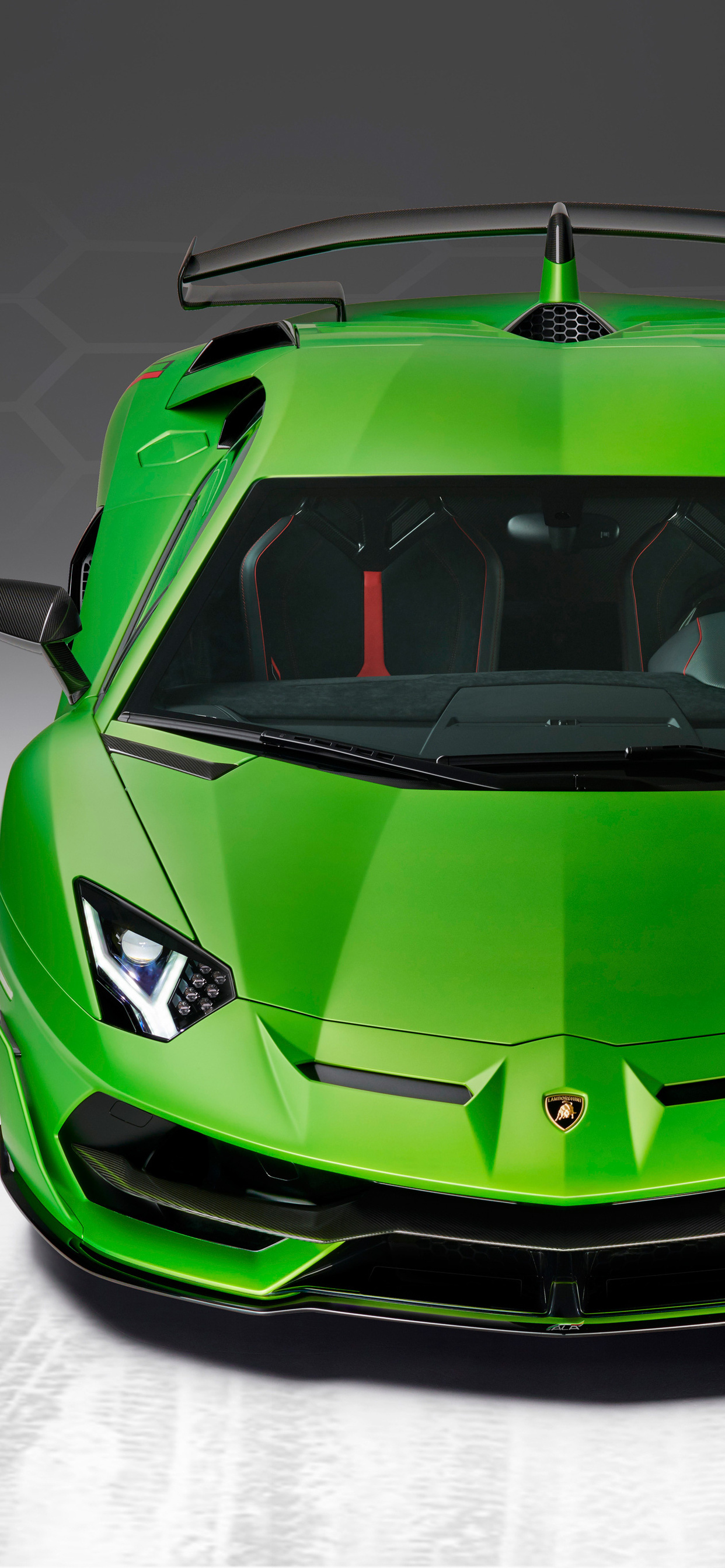 1242x2688 2018 Lamborghini Aventador Svj Front Iphone Xs Max Hd 4k