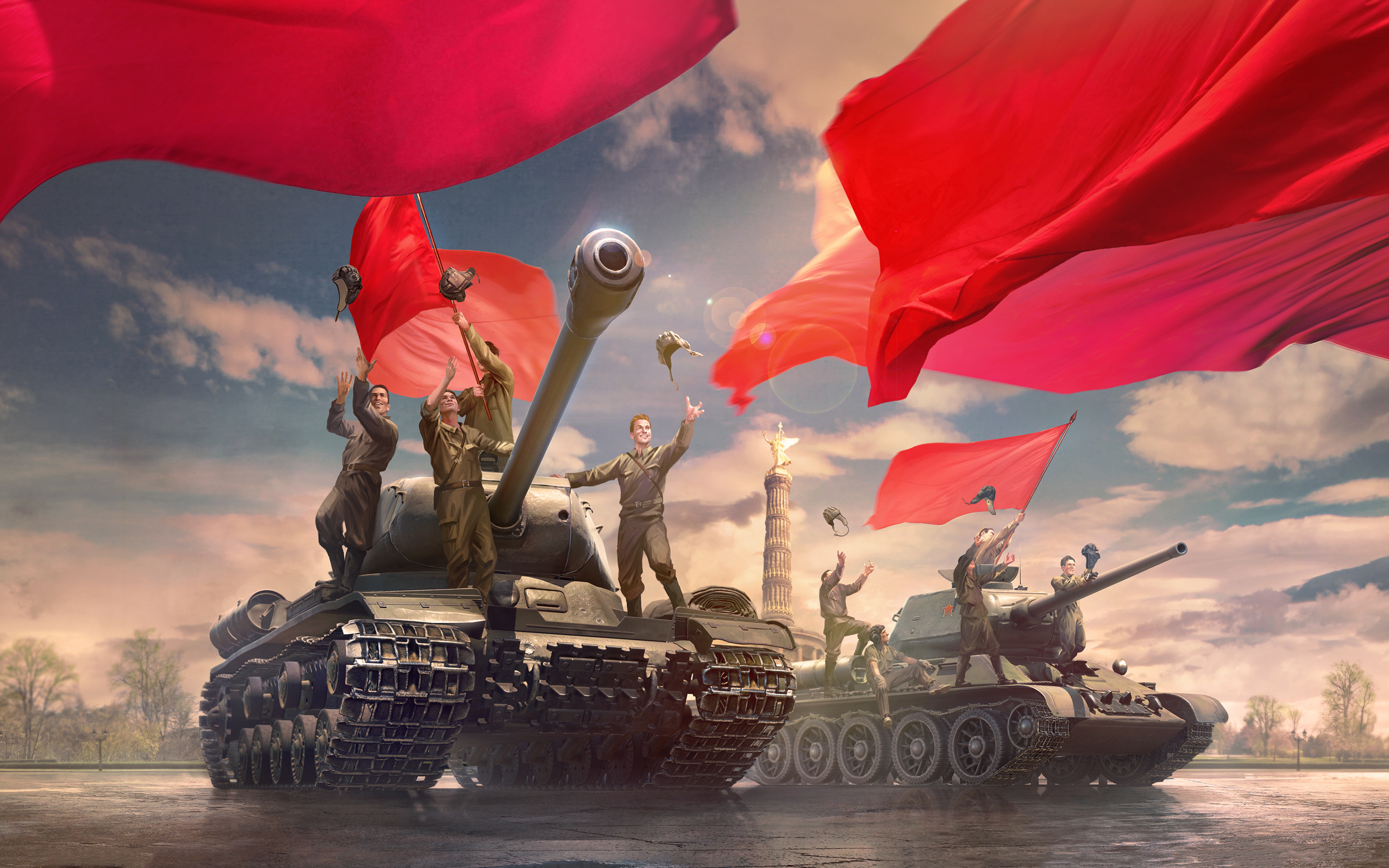 День победы 3 4 года. Ворлд оф танк красный танк. День танкиста 2021. Фон Военная тематика.