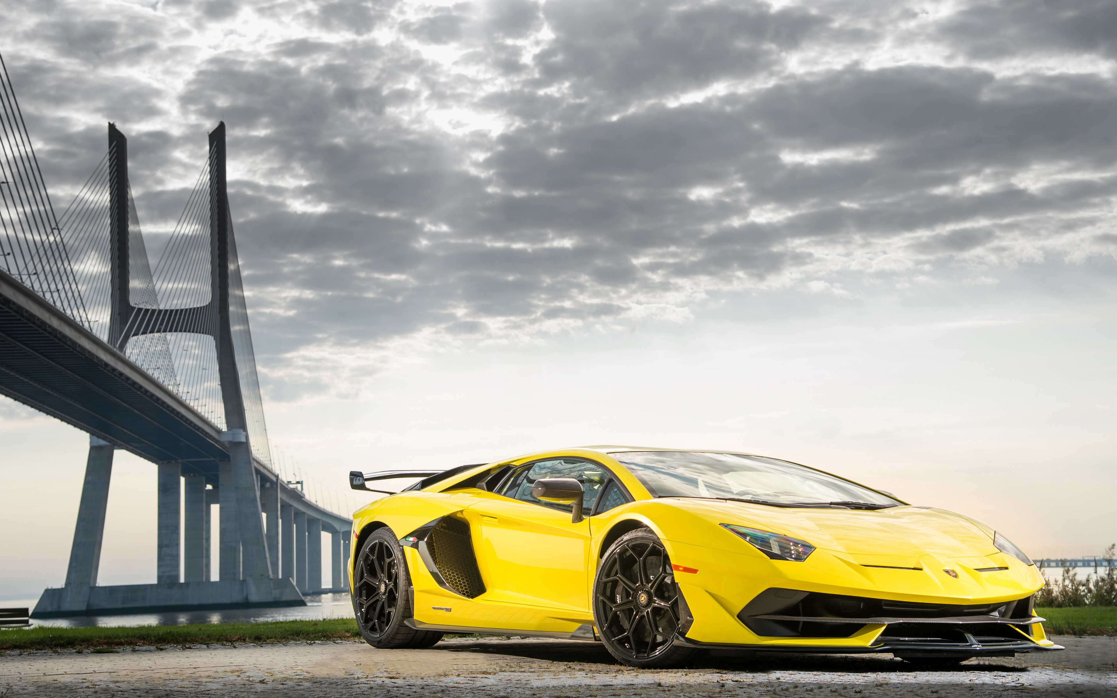 3840x2400 2019 Lamborghini Aventador SVJ Front 4k HD 4k Wallpapers ...