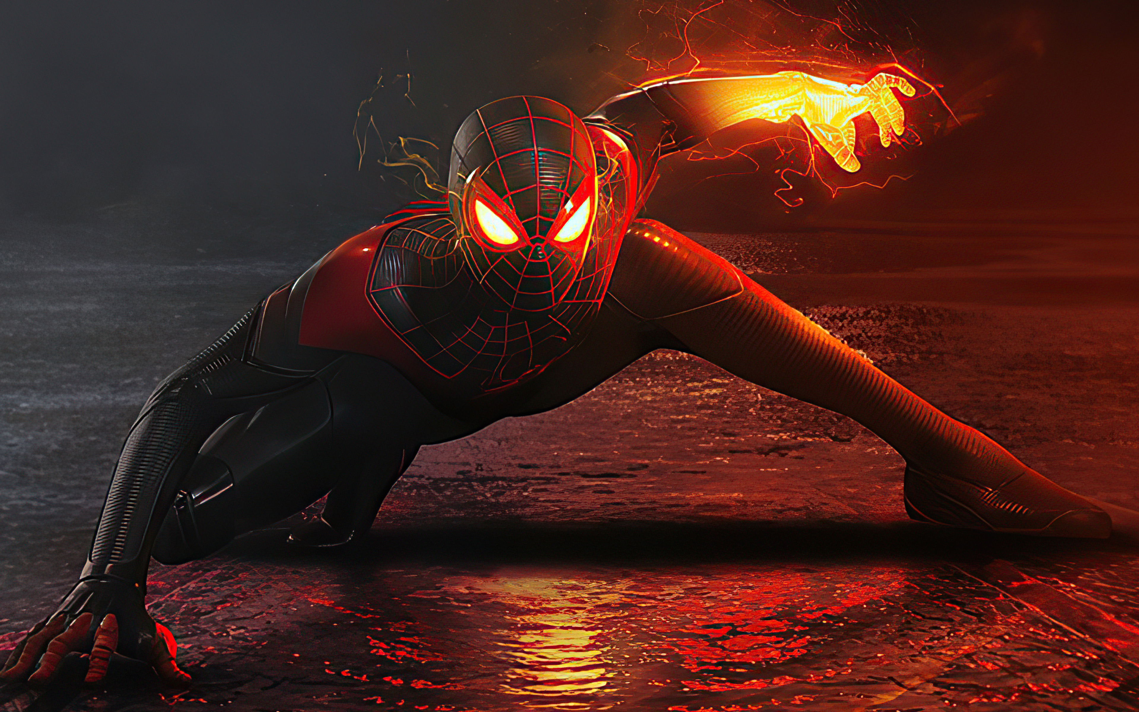 Ночь человека паука. Marvel's Spider-man: Miles morales. Spider man Miles morales.
