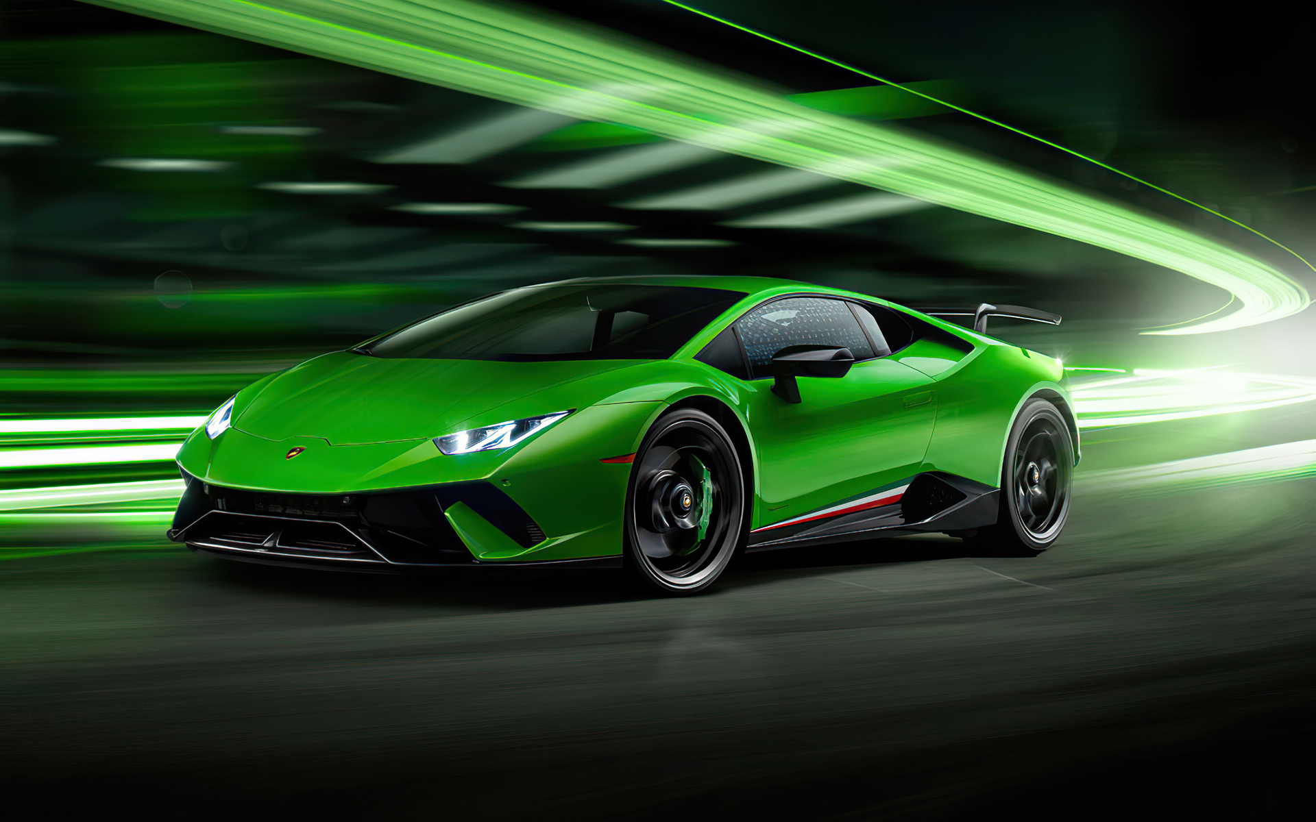 1920x1200 2020 Green Lamborghini Huracan Performante 4k 1080P