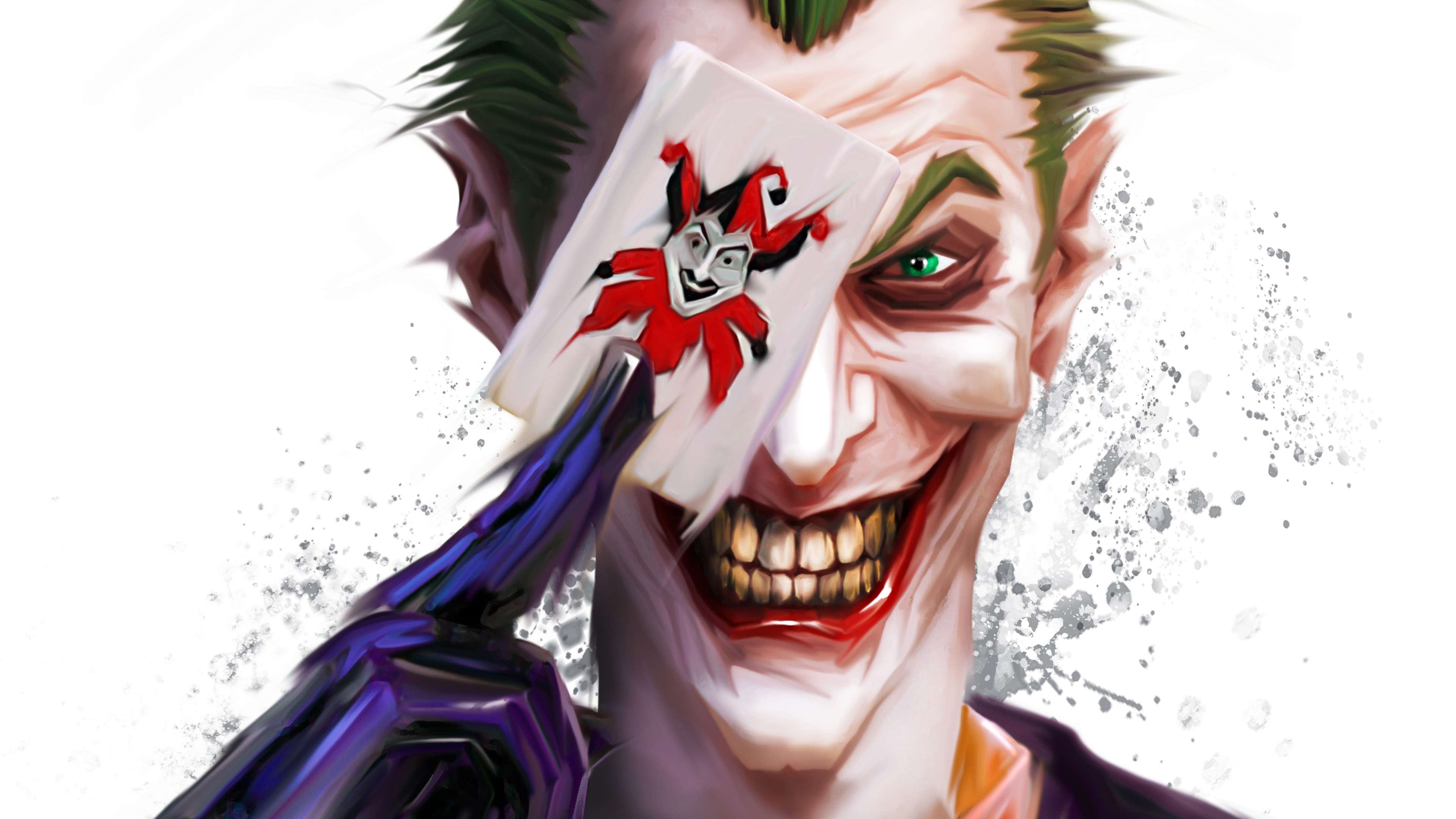 Joker art. Джокер DC Comics хит Леджер.