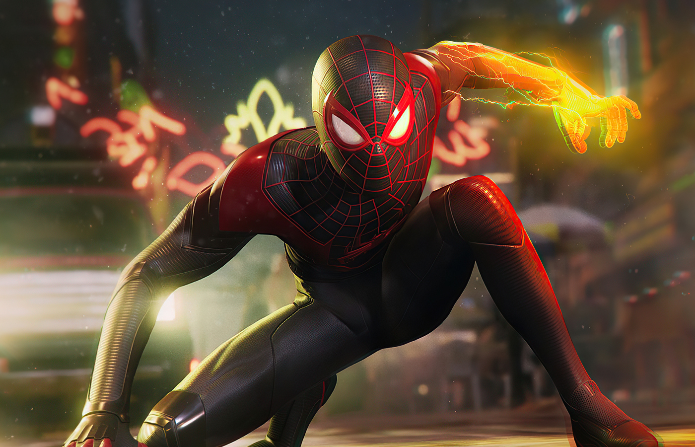Самые красивые кадры из игры Spider man Miles morales
