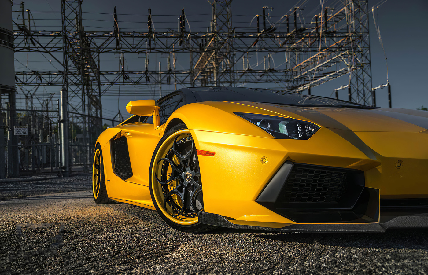 1400x900 2020 Orange Lamborghini Aventador Sv Closeup Wallpaper ...