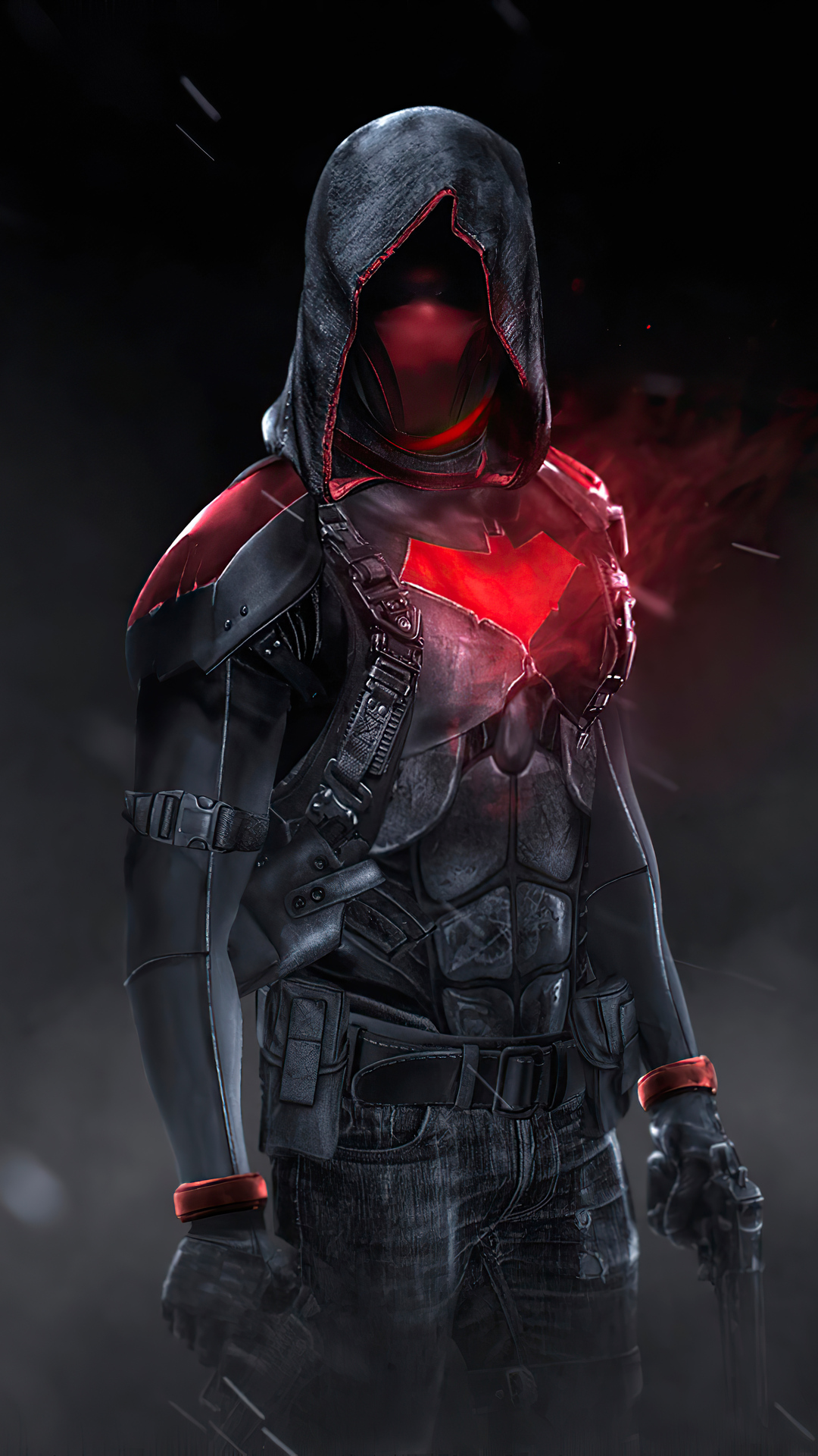 1125x2436 Red Hood With Guns 4k Iphone XSIphone 10Iphone X HD 4k  Wallpapers Images Backgrounds Photos and Pictures