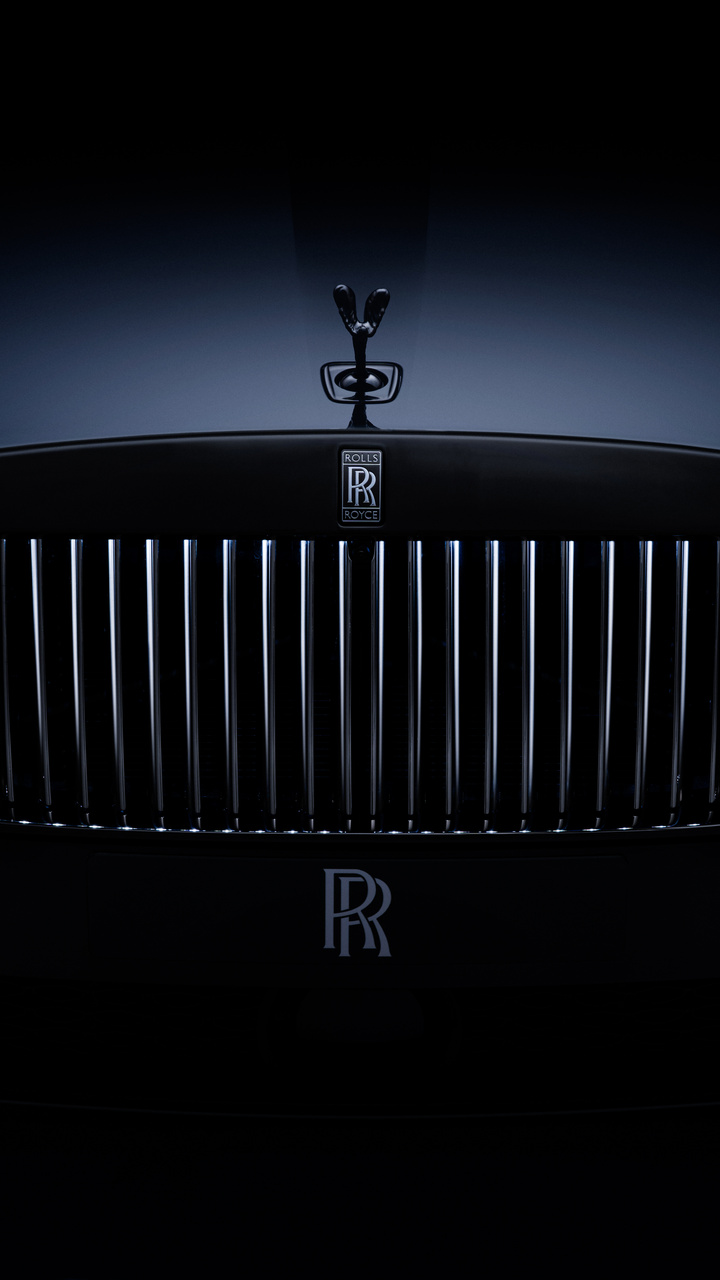 2021 Rolls Royce Black Badge Ghost Front Grill Wallpaper In 720x1280 Resolution