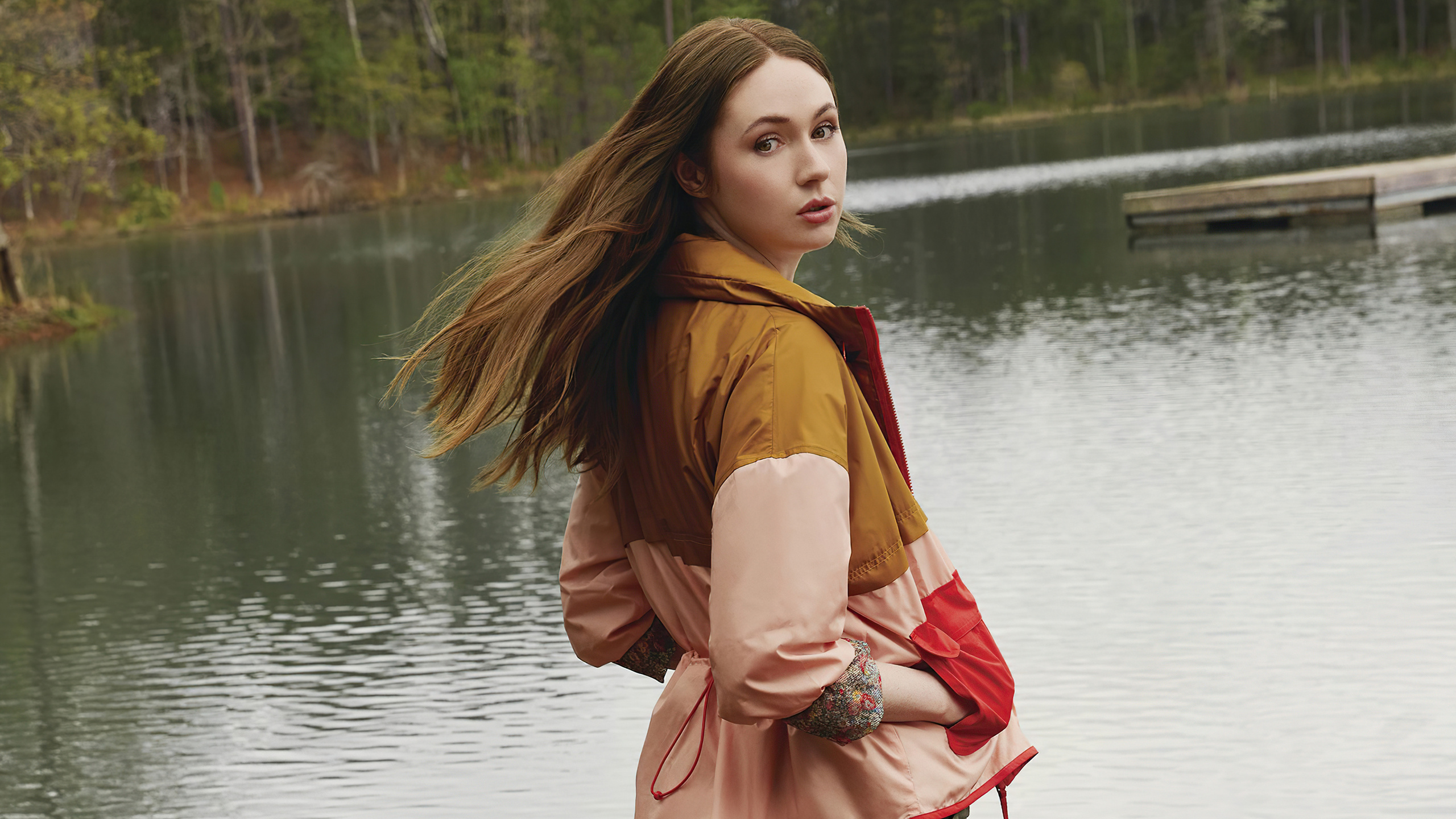 2560x1440 2022 Karen Gillan Womens Health Photoshoot 4k 1440P