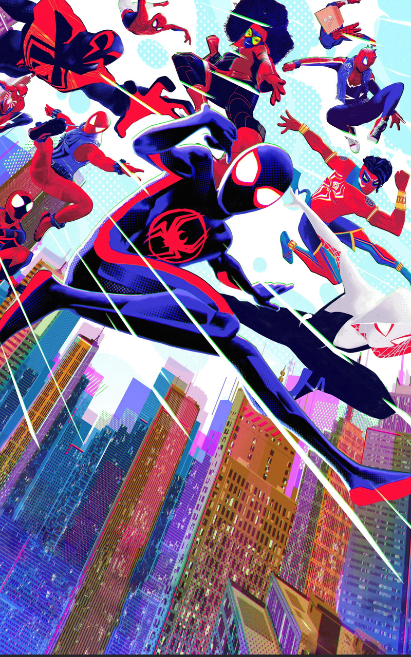 800x1280 2023 Spiderman Across The Spiderverse 5k Nexus 7,Samsung ...