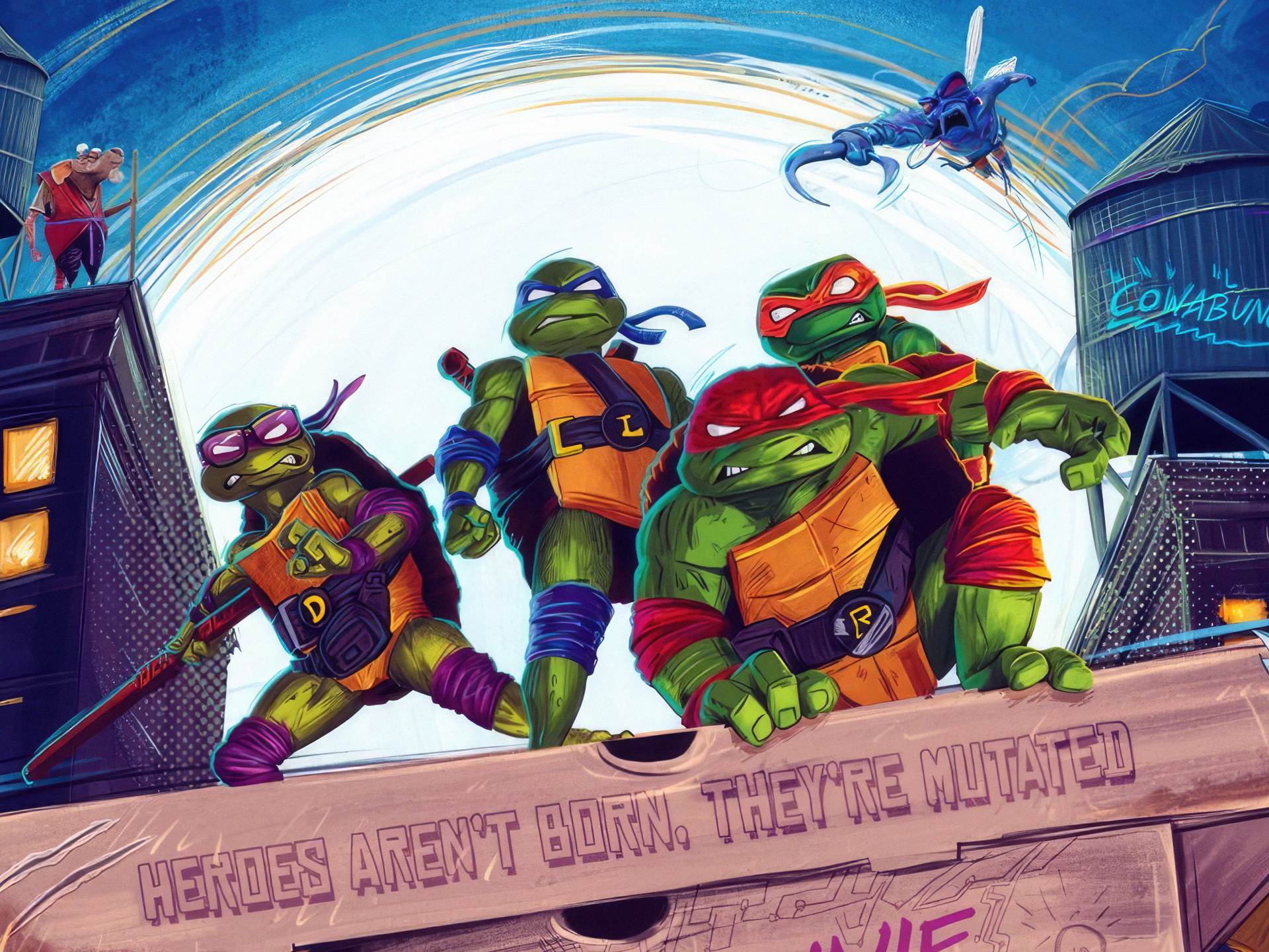 1920x1440 2023 Teenage Mutant Ninja Turtles Mutant Mayhem 4k 1920x1440 ...