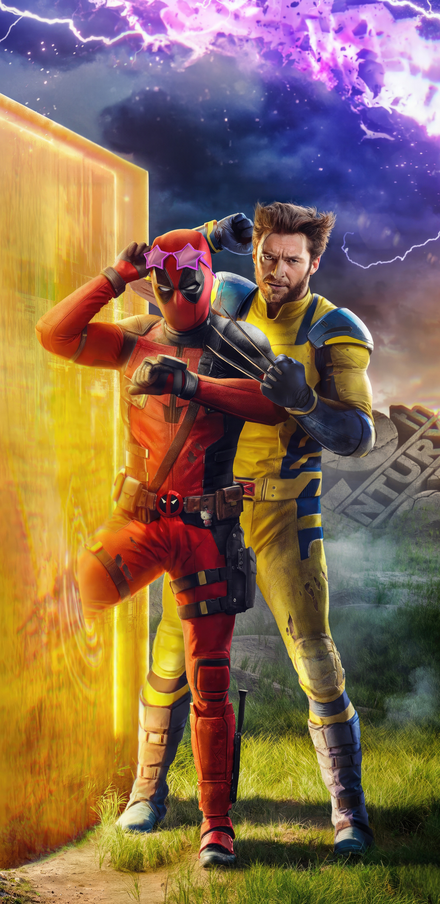 1440x2960 2024 Deadpool And Wolverine Movie Samsung Galaxy Note 9,8, S9,S8,S8+ QHD ,HD 4k