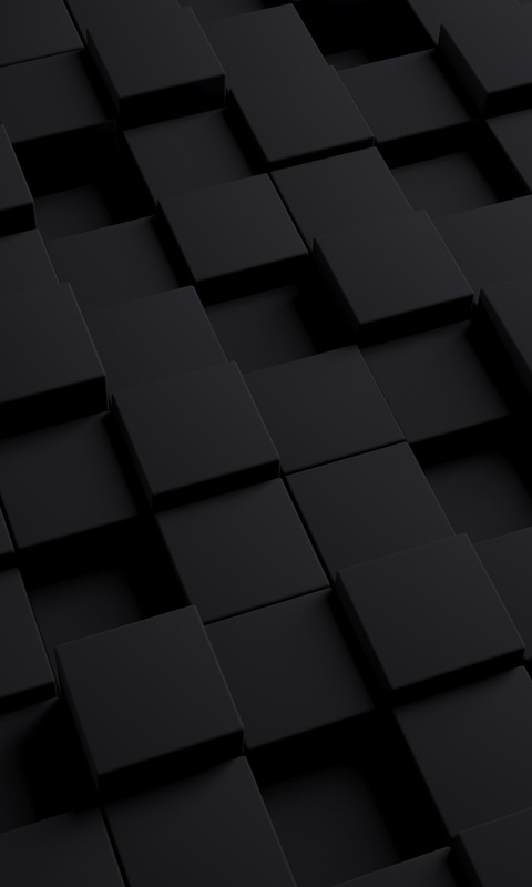 480x800 3D Black Cube Galaxy Note,HTC Desire,Nokia Lumia 520,625 Android HD  4k Wallpapers, Images, Backgrounds, Photos and Pictures