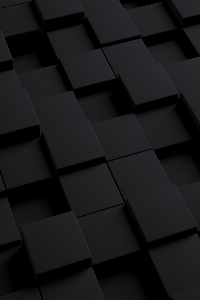3d Black Cube Wallpaper Iphone Image Num 56