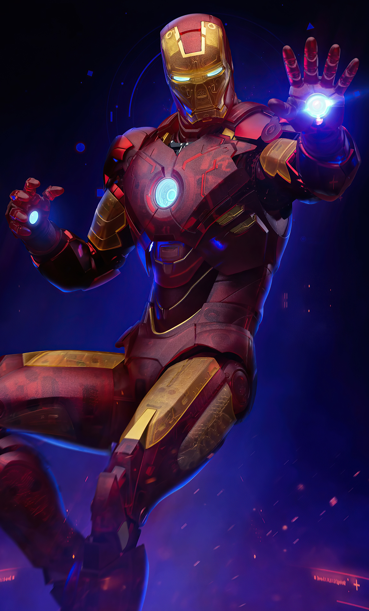Đừng bỏ lỡ cơ hội chiêm ngưỡng Iron Man Holographic đầy ấn tượng trong hình ảnh đặc biệt này. Bạn sẽ không thể rời mắt khỏi chiếc giáp siêu nhân phản chiếu ánh sáng huyền ảo đến từ chiếc bàn tay của Tony Stark.