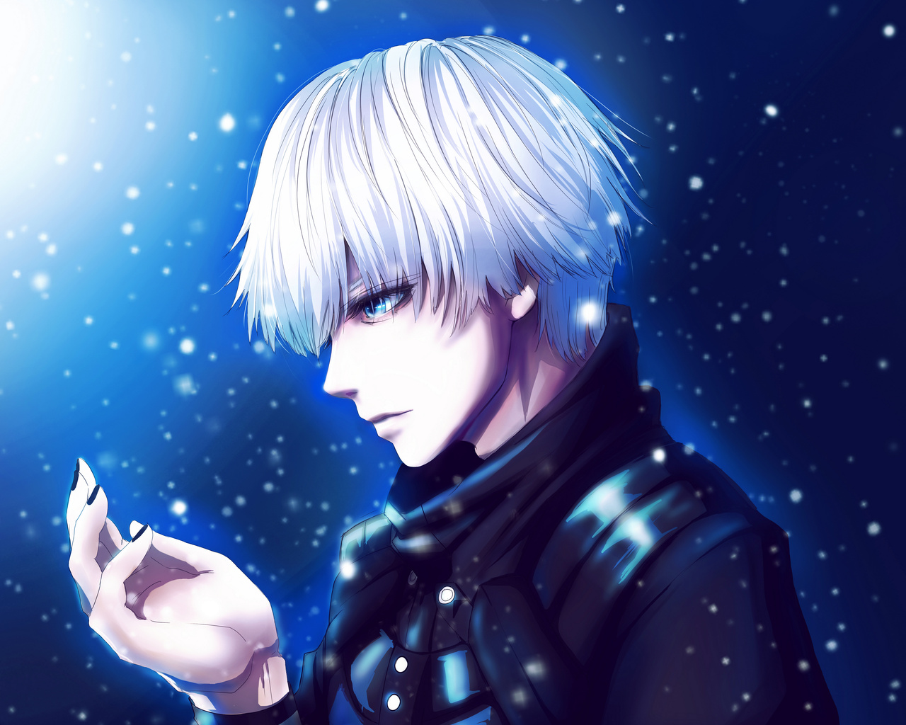 Download Ken kaneki Gaming Anime 4K Wallpaper 