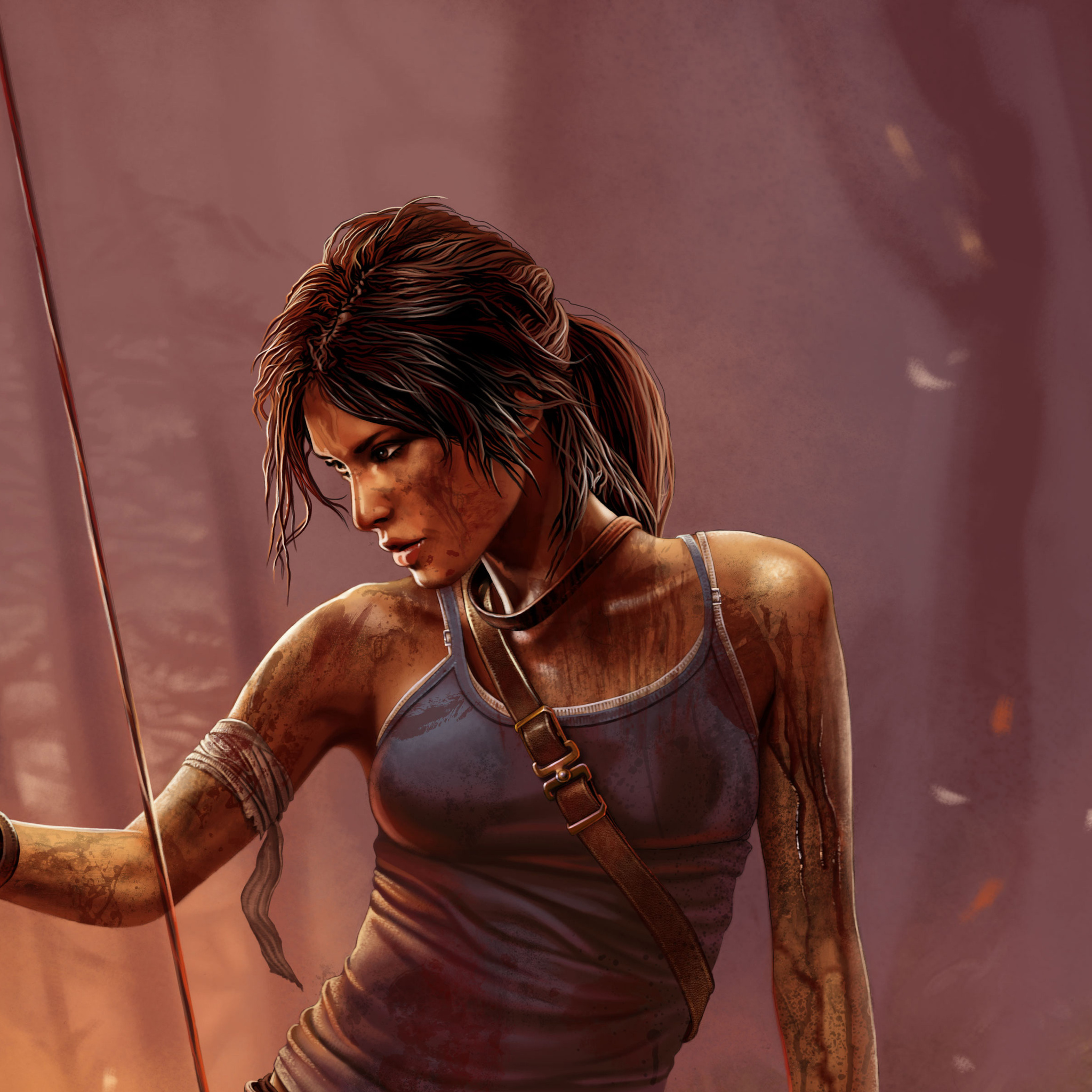 2048x2048 4k Lara Croft Tomb Raider Ipad Air HD 4k Wallpapers, Images ...