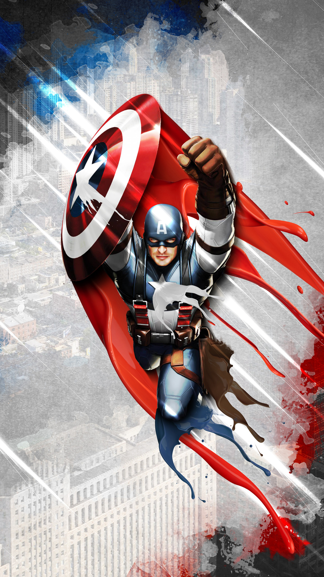 1080x1920 4k New Captain America Iphone 7,6s,6 Plus, Pixel xl ,One Plus