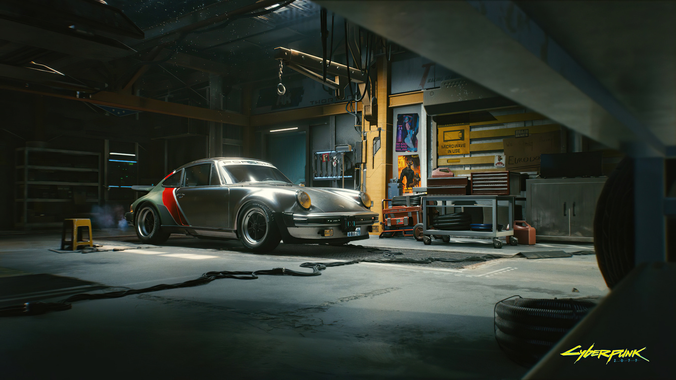 Cyberpunk 2077 porsche