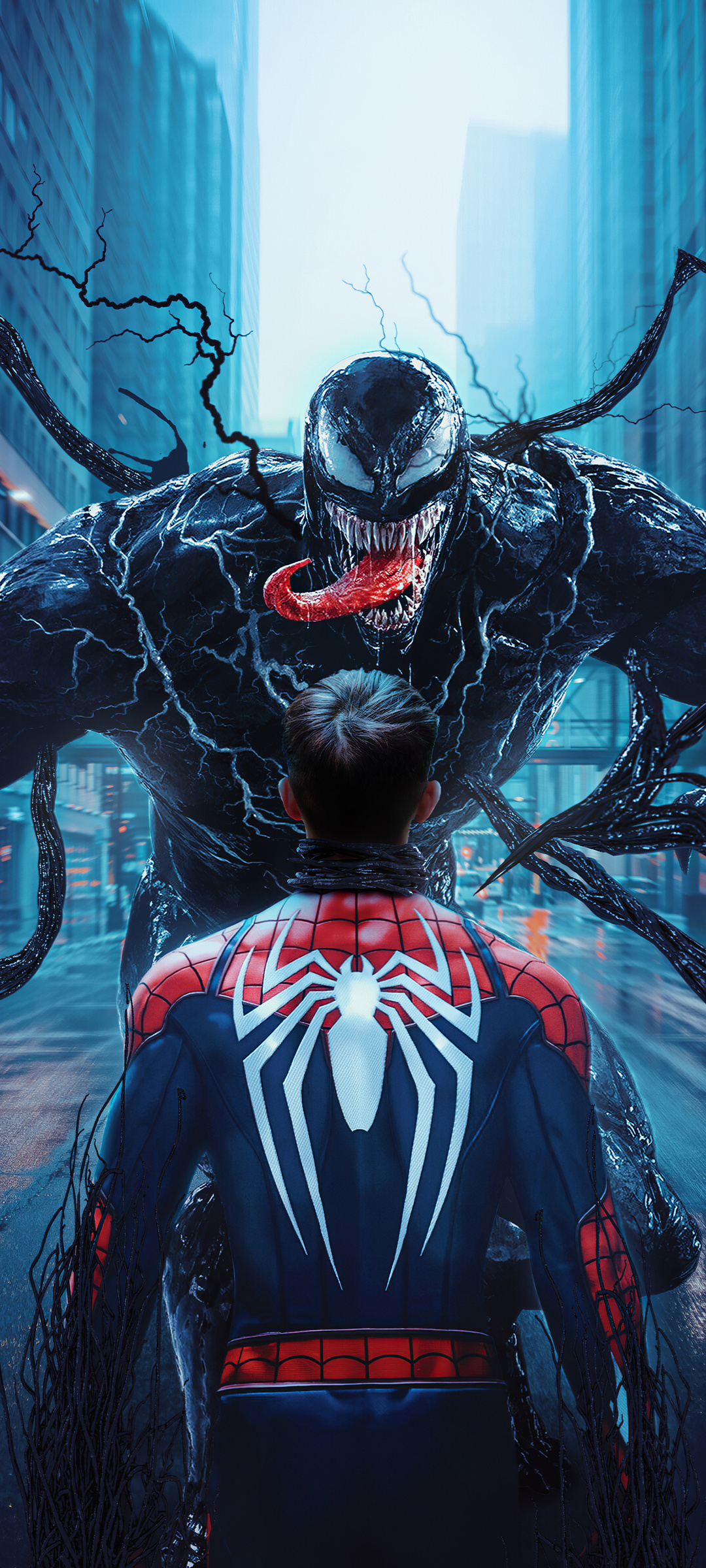 1080x2400 4k Spider Man Vs Venom Google Pixel 7 ,HD 4k Wallpapers ...