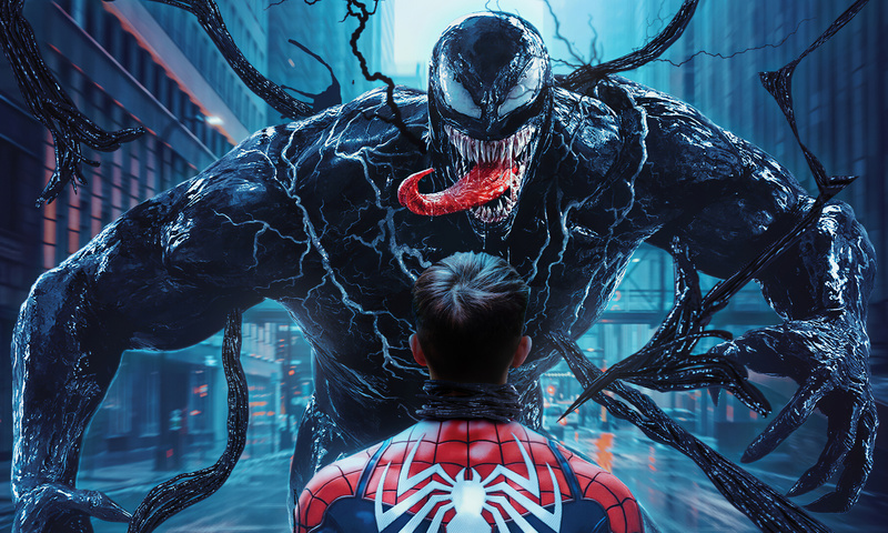 800x480 4k Spider Man Vs Venom 800x480 Resolution HD 4k Wallpapers ...