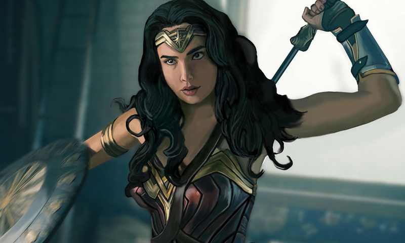 800x480 4k Wonder Woman Gal Gadot New 800x480 Resolution HD 4k ...