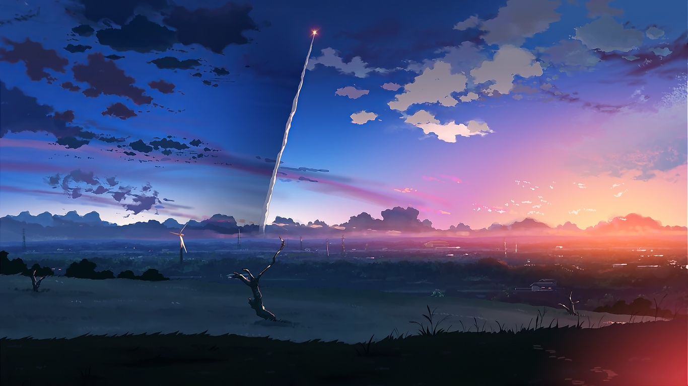 1366x768 5 Centimeters Per Second Anime Tv Series Laptop HD ,HD 4k ...