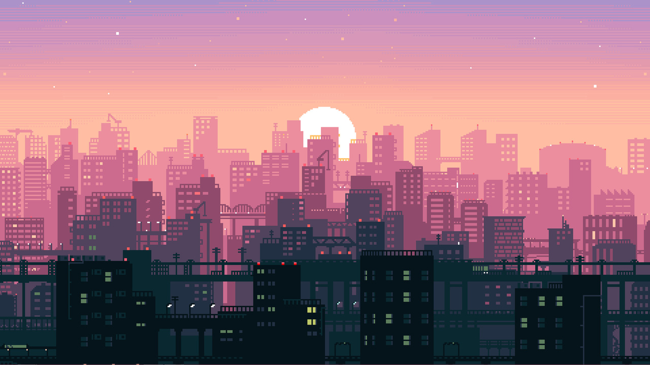 1280x720 8 Bit Pixel Art City 720P HD 4k Wallpapers, Images, Backgrounds,  Photos and Pictures