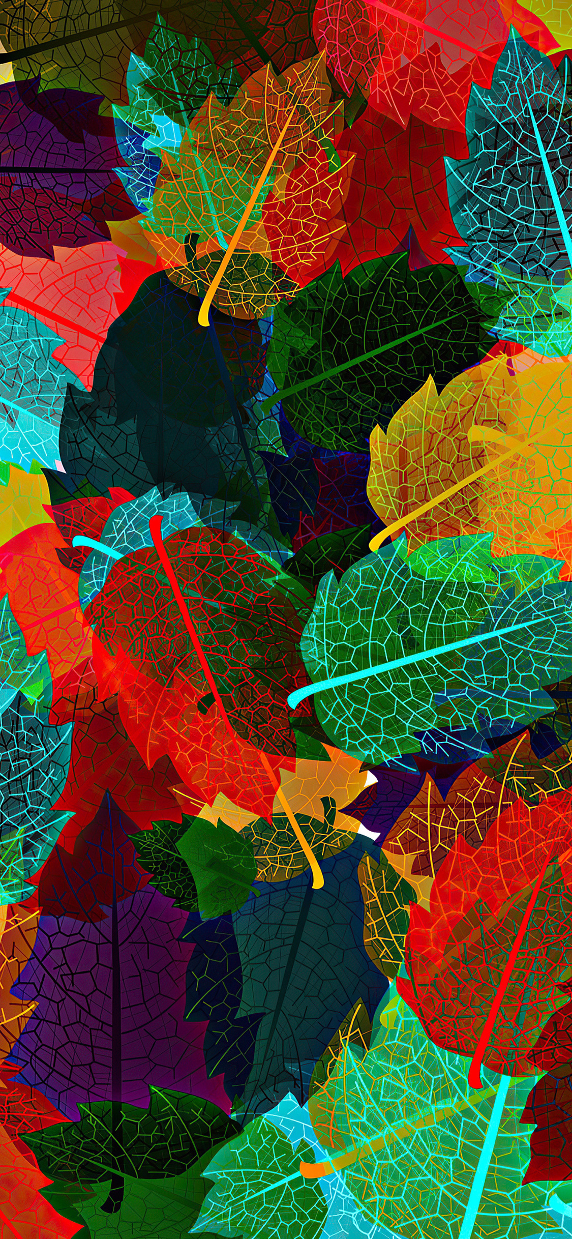 1125x2436 Abstract Autumn Leaves 4k Iphone XS,Iphone 10,Iphone X HD 4k  Wallpapers, Images, Backgrounds, Photos and Pictures