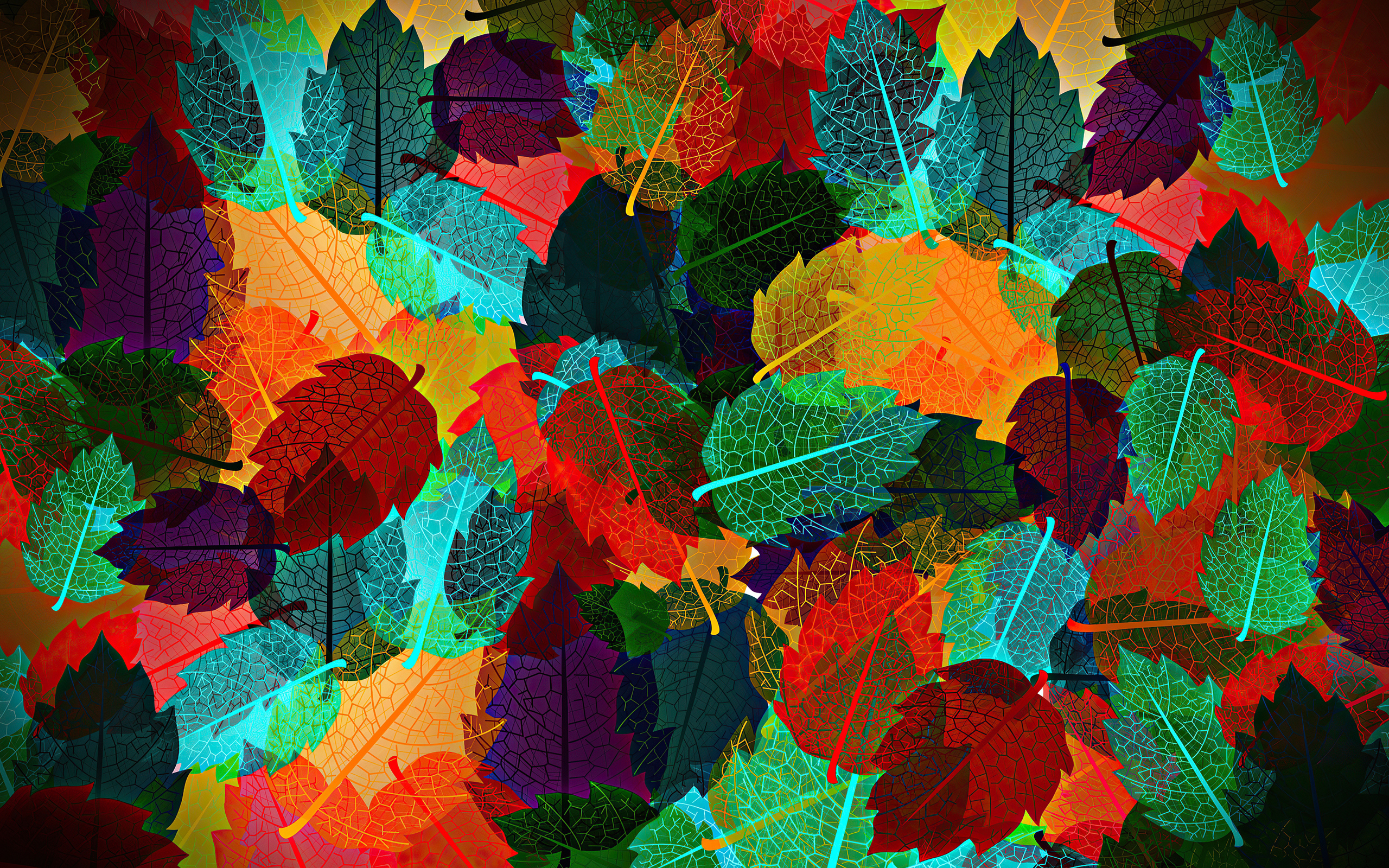 2560x1600 Abstract Autumn Leaves 4k 2560x1600 Resolution Hd 4k