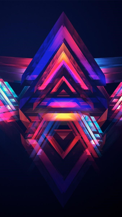 412x732 Abstract Pyramids 412x732 Resolution HD 4k Wallpapers, Images ...