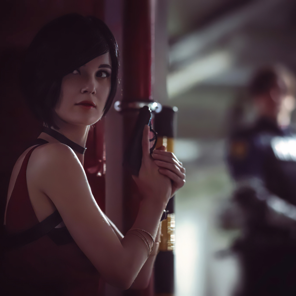 1024x1024 Ada Wong Resident Evil 2 Cosplay 5k 1024x1024 Resolution Hd 