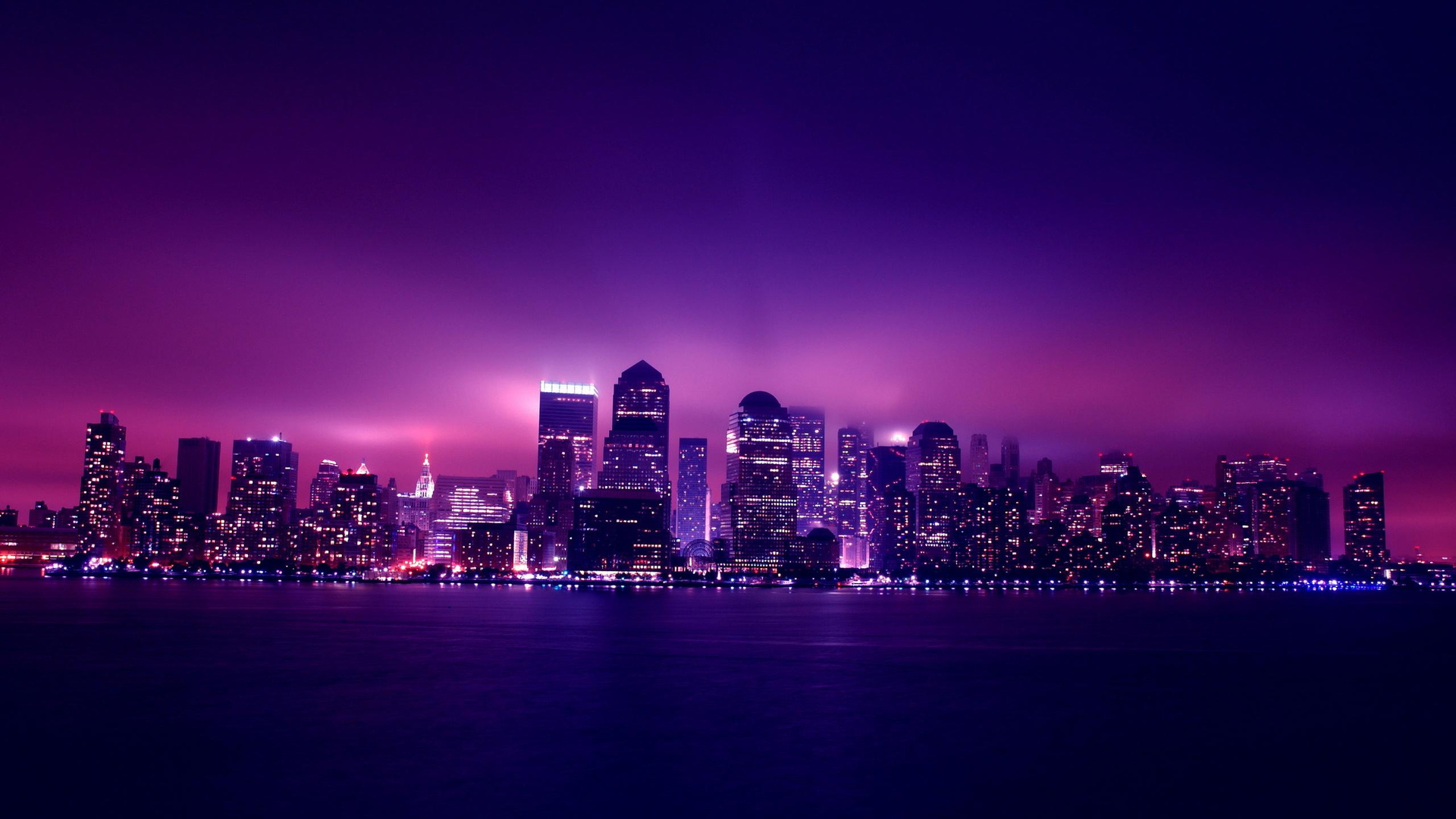 city at night wallpaper 1920x1080