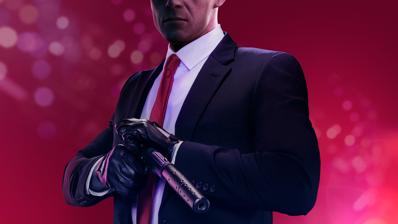Agent 47 Hitman 2 Game Wallpaper In 1360x768 Resolution