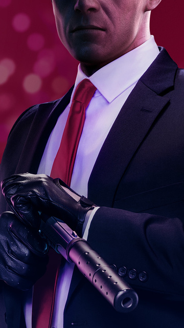 Agent 47 Hitman 2 Game Wallpaper In 360x640 Resolution