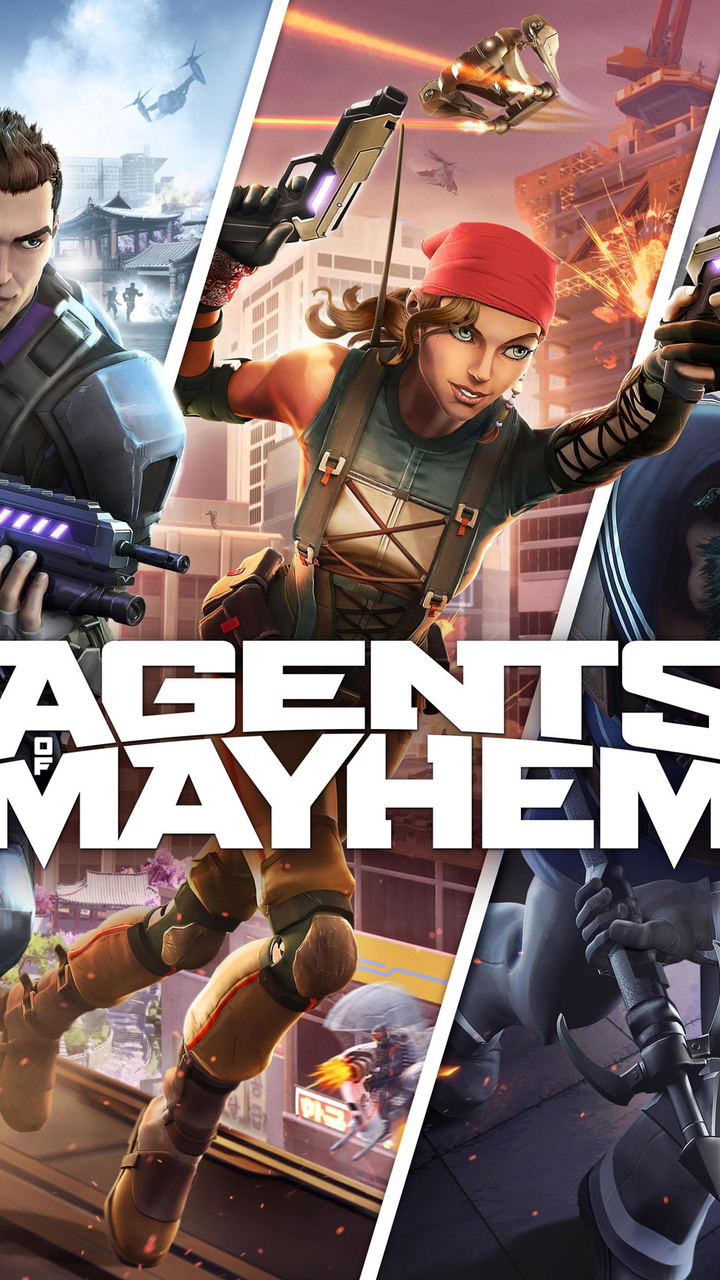 720x1280 Agents Of Mayhem 4k 2017 Moto G,X Xperia Z1,Z3 Compact,Galaxy