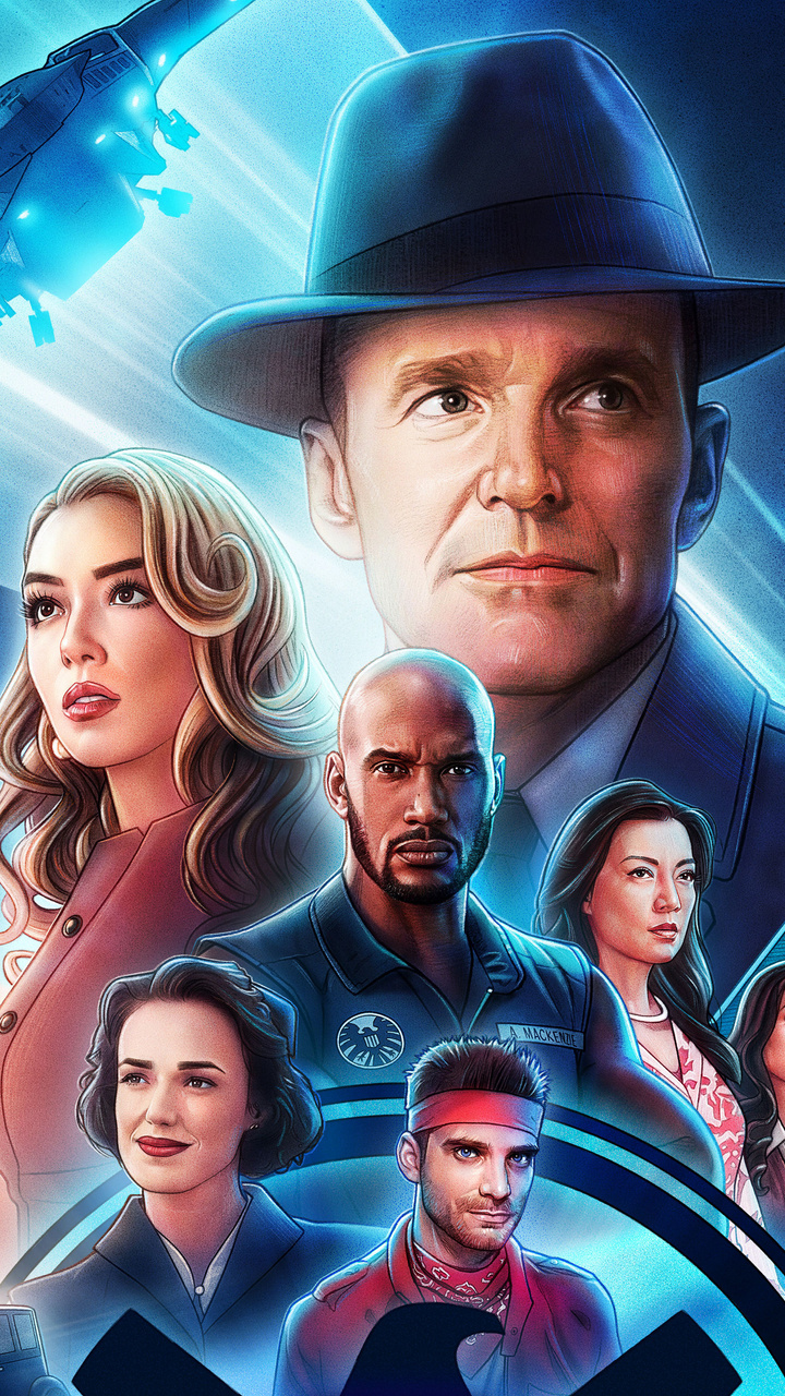 Les Agents Du S.h.i.e.l.d. Saison 7 720x1280 Agents Of Shield Season 7 Poster Moto G,X Xperia Z1,Z3 Compact