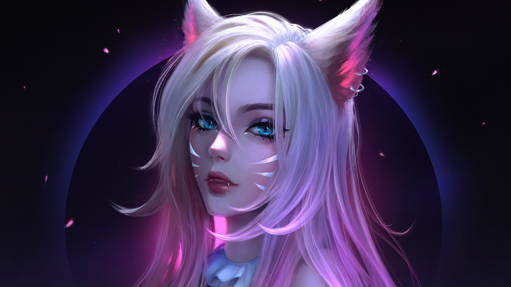 2048x1152 Ahri Kda Fantasy Art 4k 2048x1152 Resolution HD 4k Wallpapers,  Images, Backgrounds, Photos and Pictures