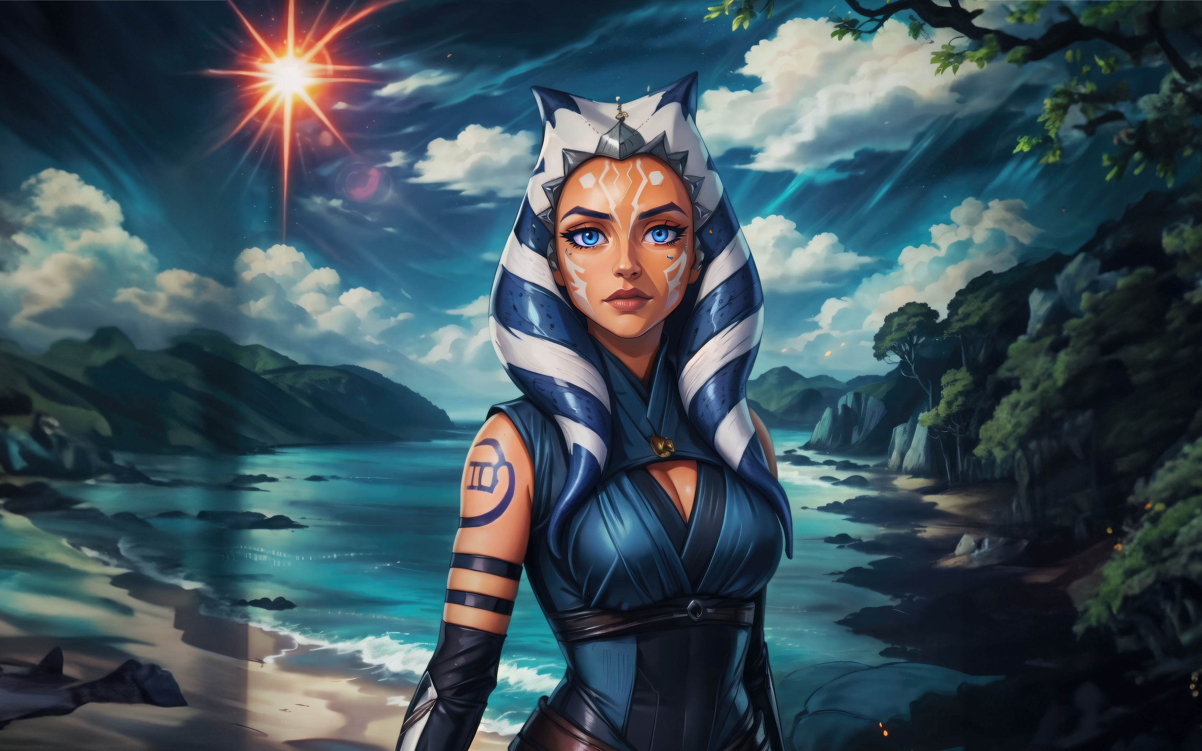 3840x2400 Ahsoka Digtial Art 5k 4K ,HD 4k Wallpapers,Images,Backgrounds ...