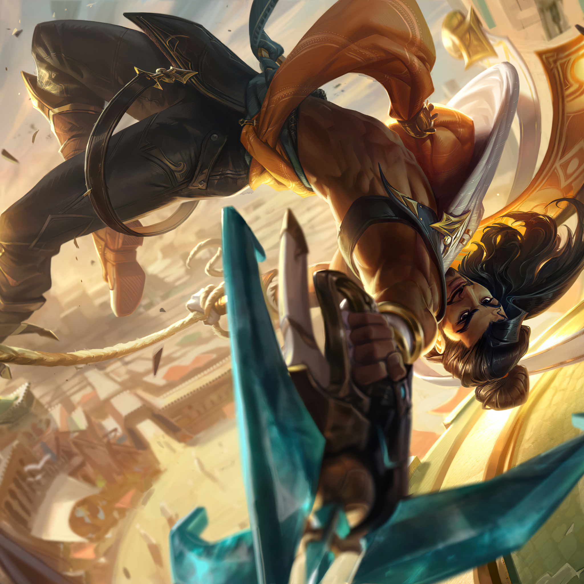 2048x2048 Akshan League Of Legends Ipad Air ,HD 4k Wallpapers,Images,Backgrounds,Photos and Pictures