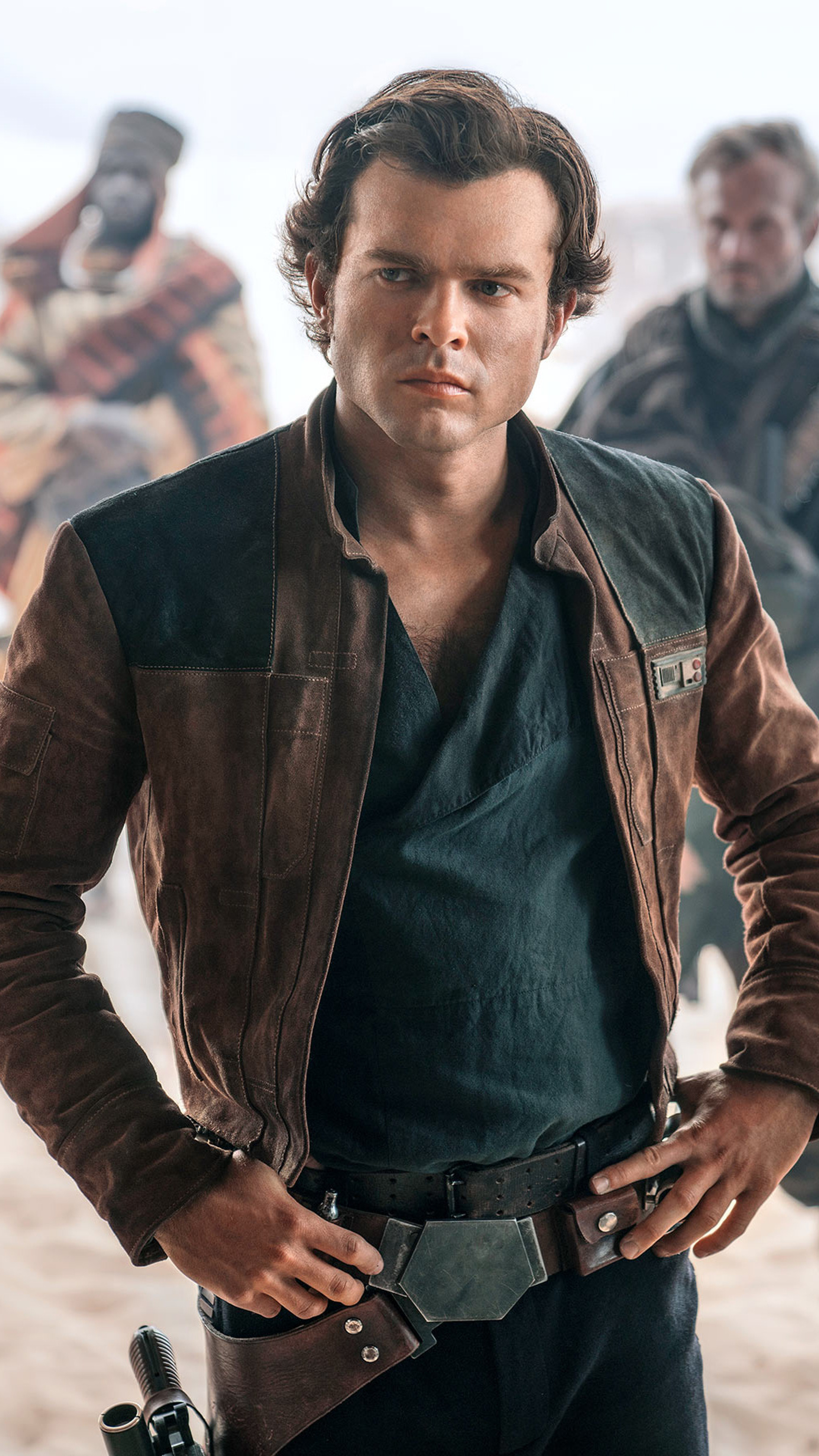 2160x3840 Alden Ehrenreich As Han Solo In Solo A Star Wars Story Sony ...