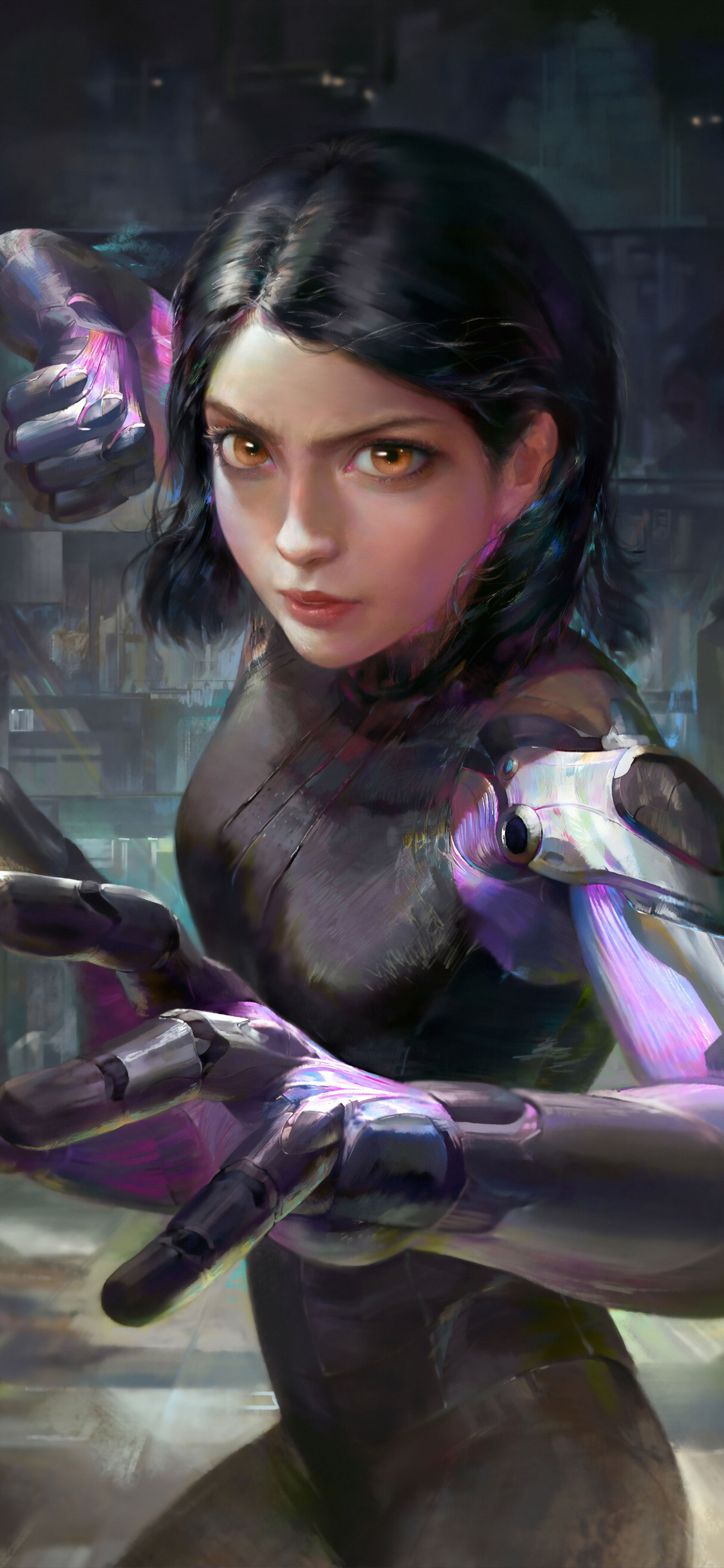 1125x2436 Alita Battle Angel 4k Art Iphone Xsiphone 10iphone X Hd 4k Wallpapersimages 4333