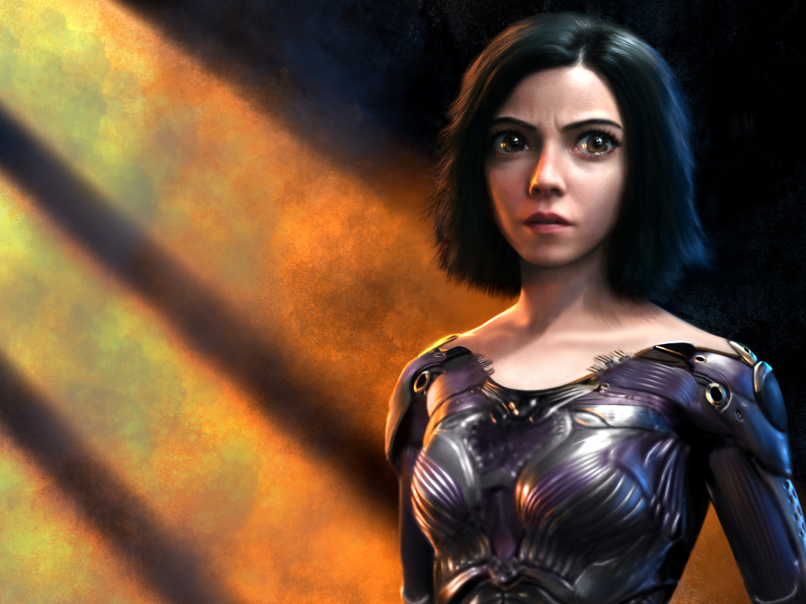 1600x1200 Alita Battle Angel Digital Artwork Wallpaper 1600x1200