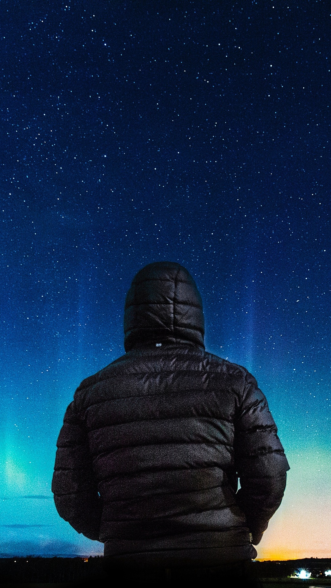 1080x1920 Alone Boy In Hoodie Looking Towards Colorful Sky Iphone 7,6s,6  Plus, Pixel xl ,One Plus 3,3t,5 HD 4k Wallpapers, Images, Backgrounds,  Photos and Pictures